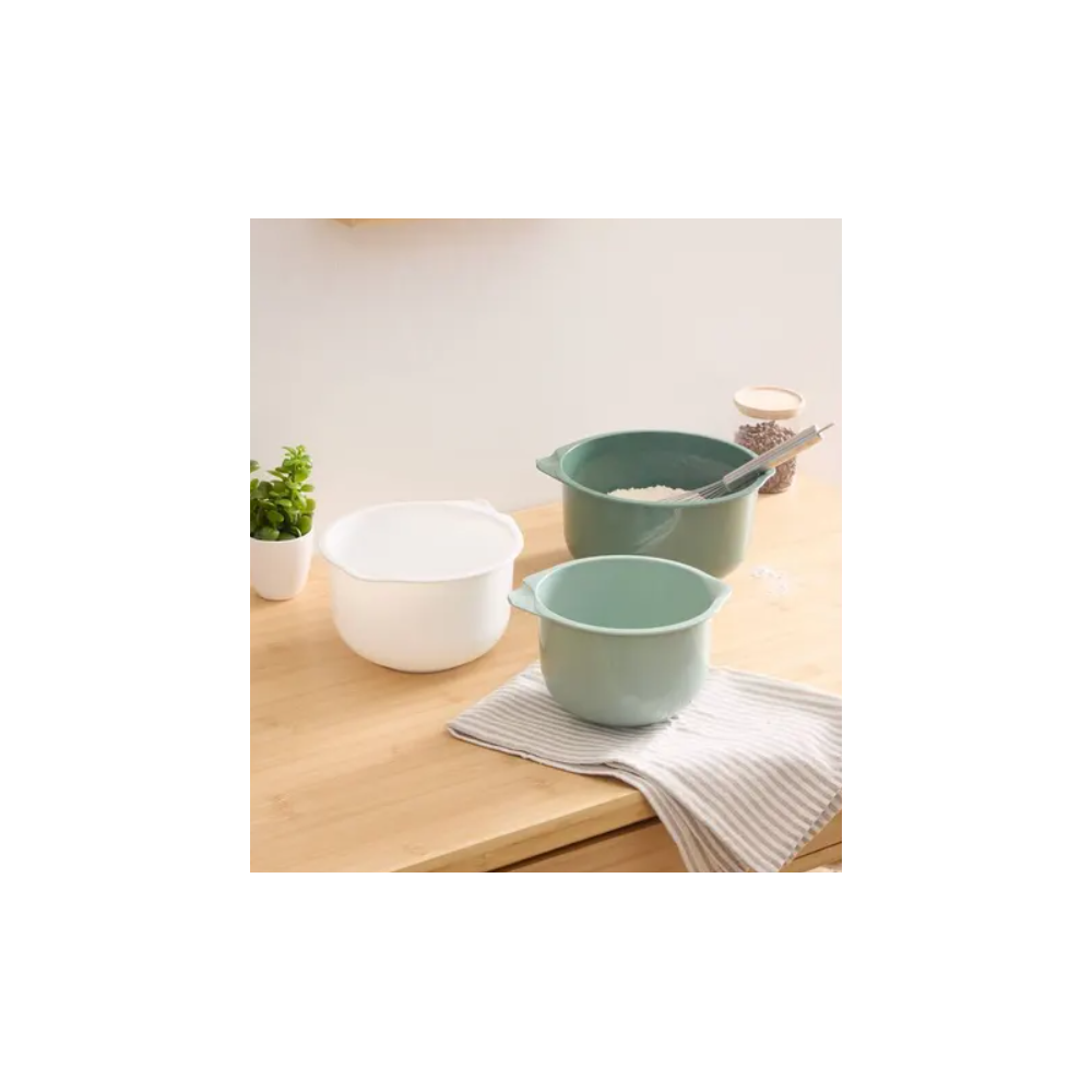 Set 3 boluri plastic Aretzo, 1.5L 2L 3L
