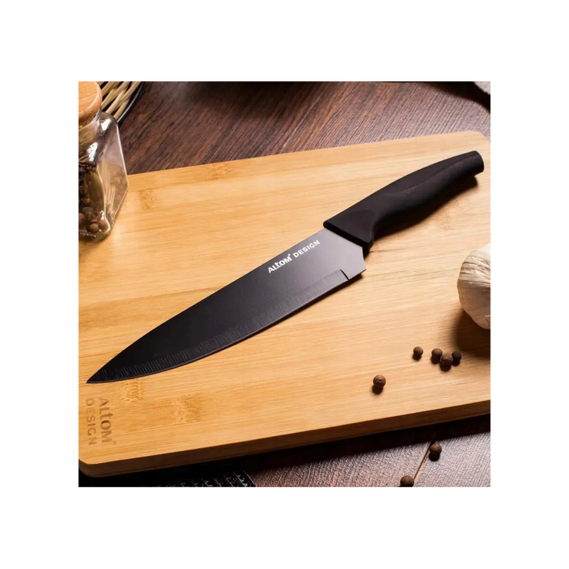 Set 3 cutite Altom, negru, inox