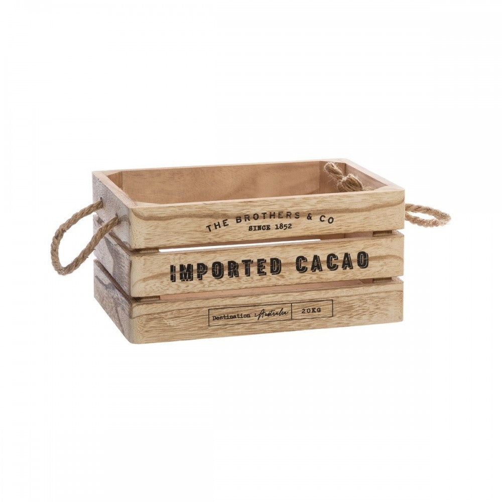 Set 3 ladite Denys, lemn, 23 x 17 x H 11 cm, 29 x 21 x H 13 cm, 35 x 25 x H 15 cm