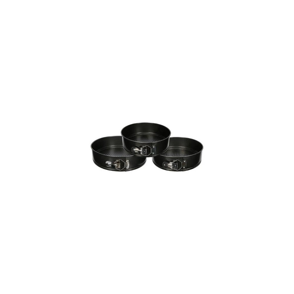 Set 3 tavi de copt SG, otel carbon, 22-24-26 cm