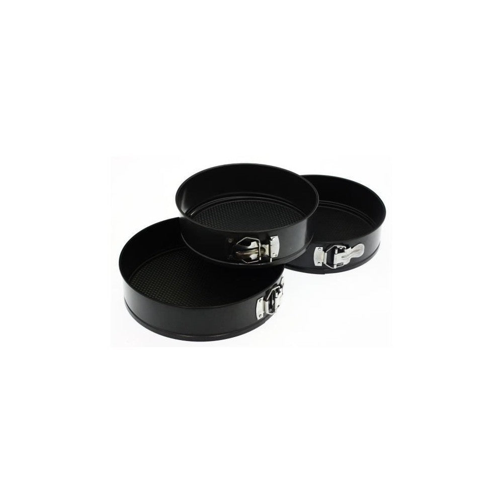 Set 3 tavi de copt SG, otel carbon, 22-24-26 cm