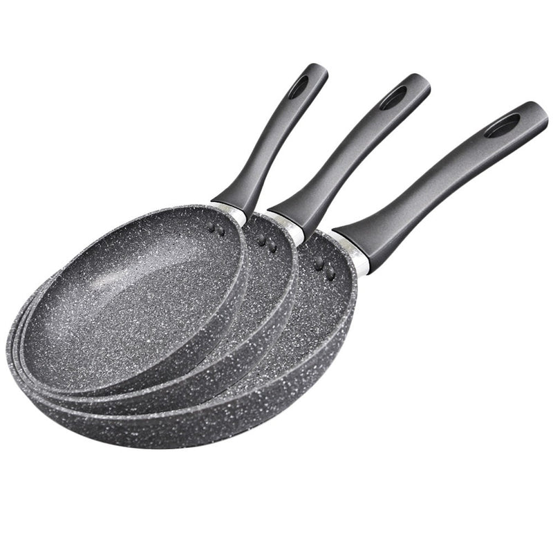 Set 3 tigai Emden, invelis antiaderent granit, 20-24-28 cm