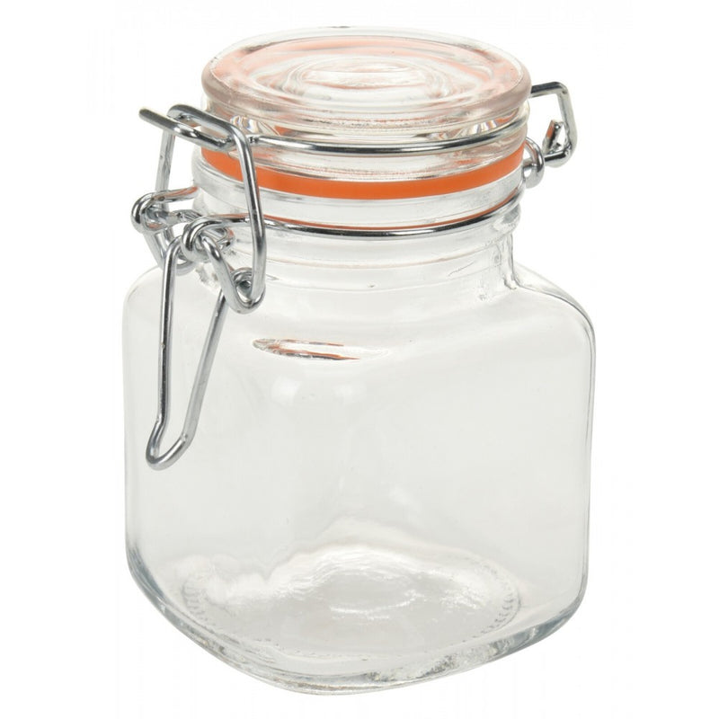 Set 4 borcane Excellent, cu inchidere ermetica, 7 x 5 cm, 90 ml