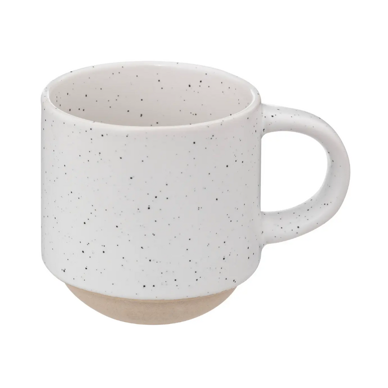 Set 4 cani Lana, suport metalic, ceramica, 10.5 x 7 x 7.5 cm, 200 ml