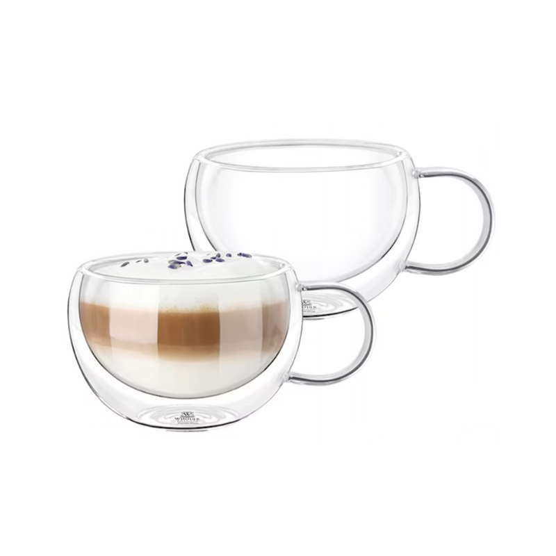 Set 6 cani Nastory, pereti dubli, sticla borosilicata, 300 ml