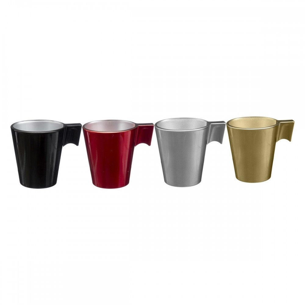 Set 4 cupe Espresso Irisse, 80 ml, sticla