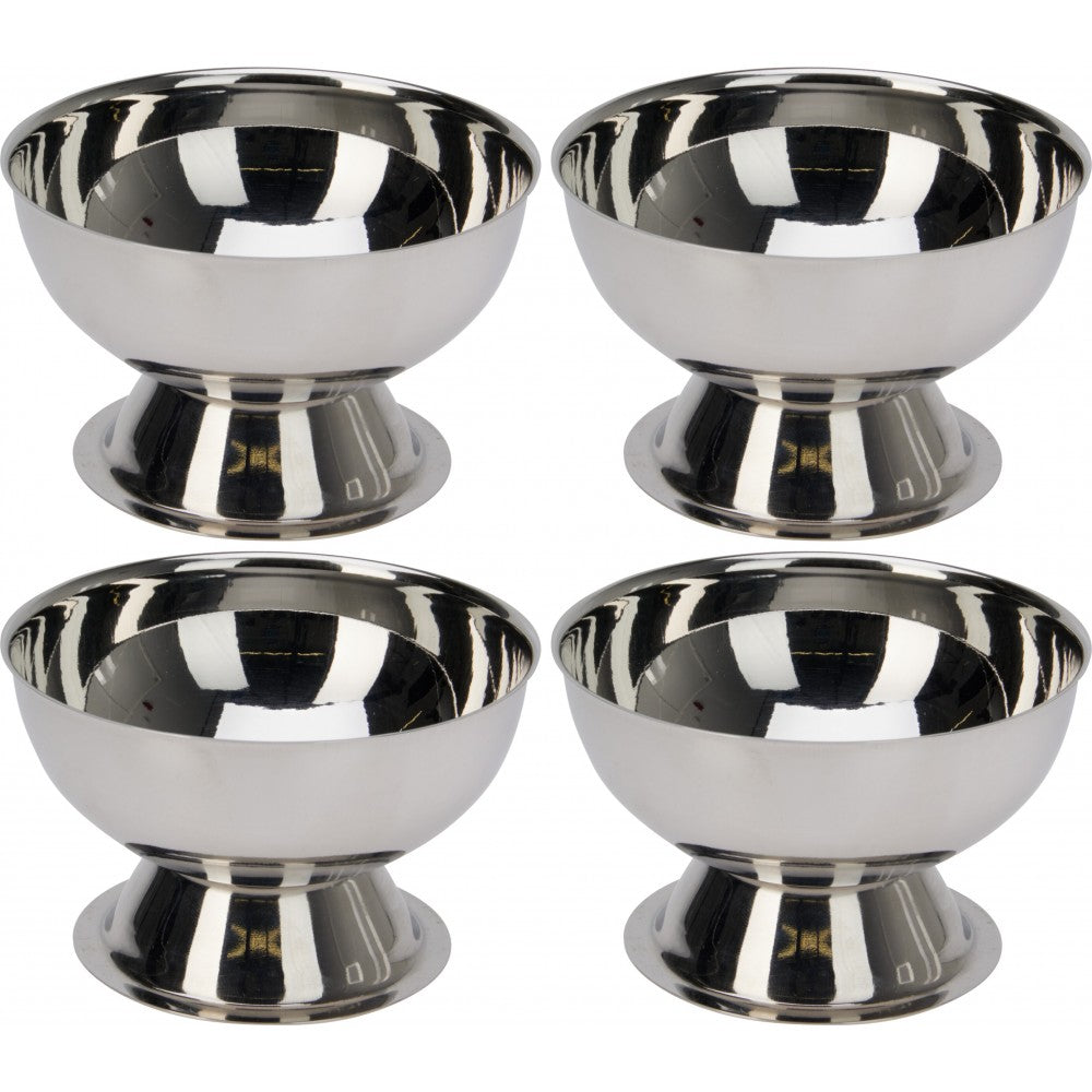 Set 4 cupe inaghetata EH, inox, 9 x 6 cm