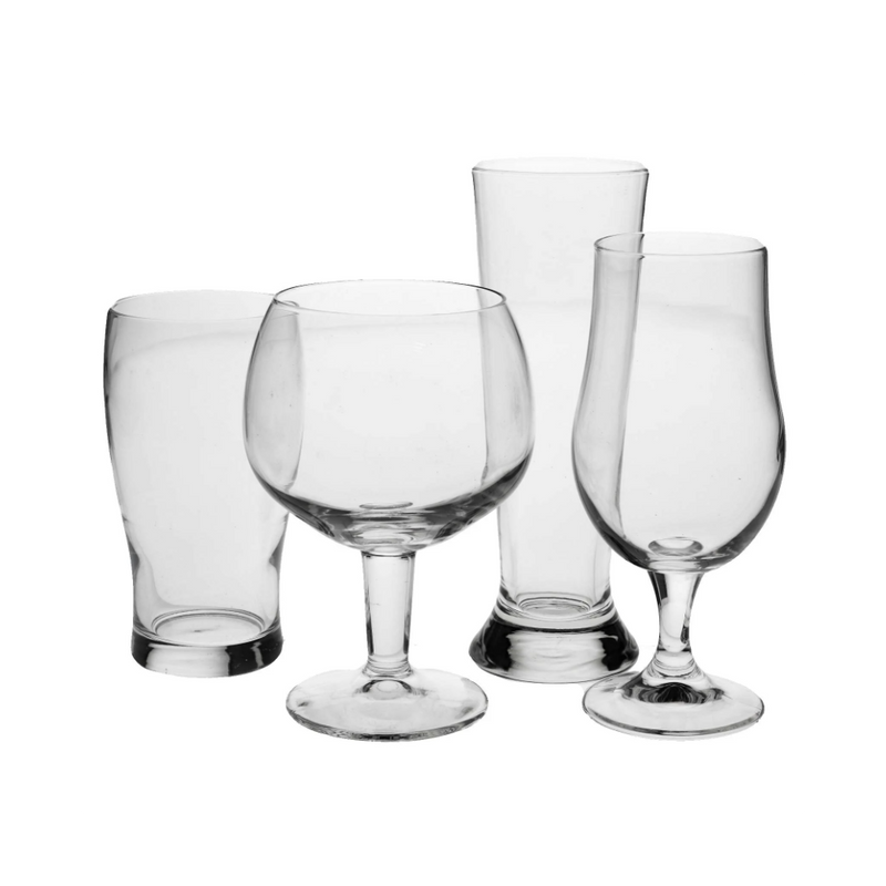 Set 4 pahare Bere Hans, sticla,