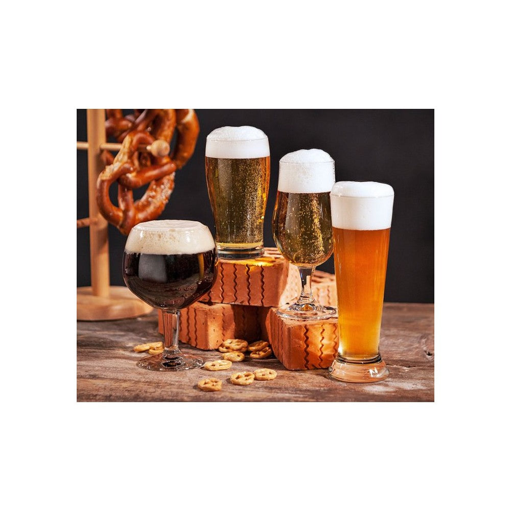Set 4 pahare Bere Hans, sticla,