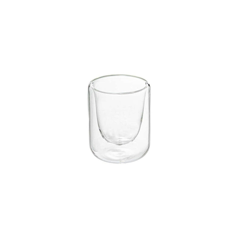 Set 4 pahare espresso Cleo, pereti dubli sticla, 80 ml