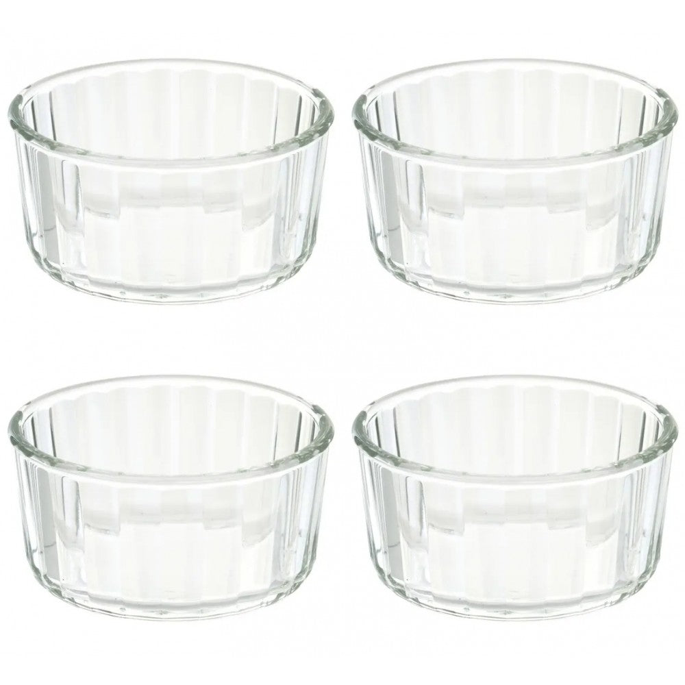 Set 4 ramekin Rize, sticla, 10 x 5 cm