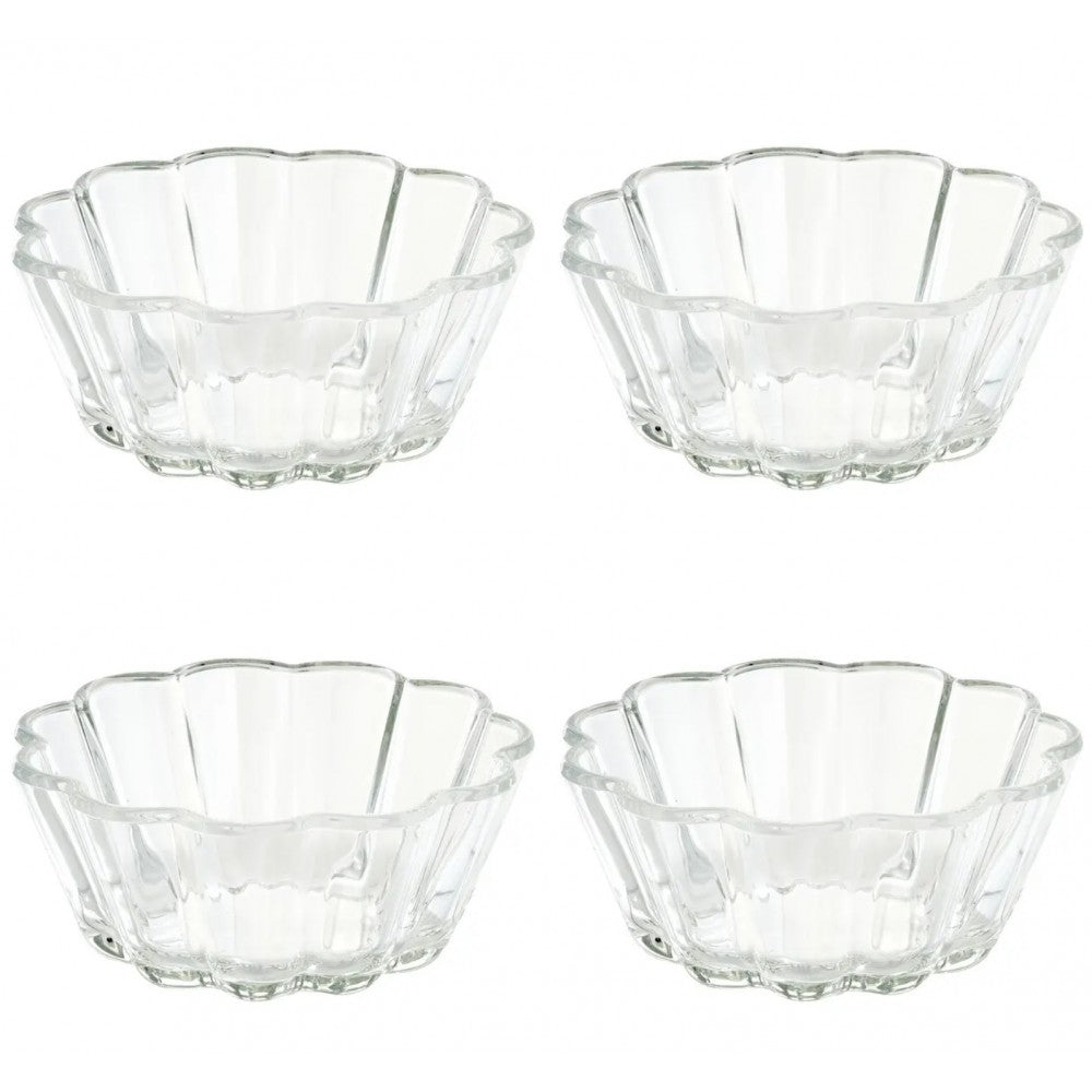 Set 4 forme briose Sivas, sticla, 12 x 5 cm