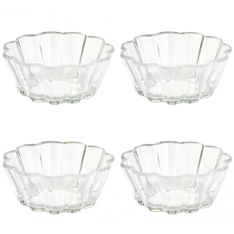 Set 4 forme briose Sivas, sticla, 12 x 5 cm