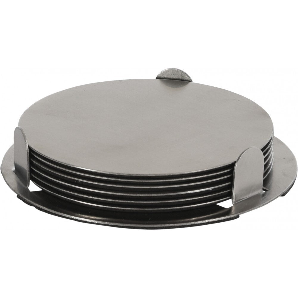 Set 6 suporti cani si pahare EH inox, 8.5 cm