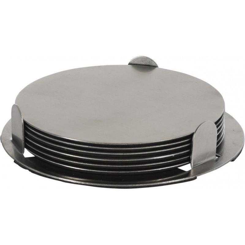 Set 6 suporti cani si pahare EH inox, 8.5 cm