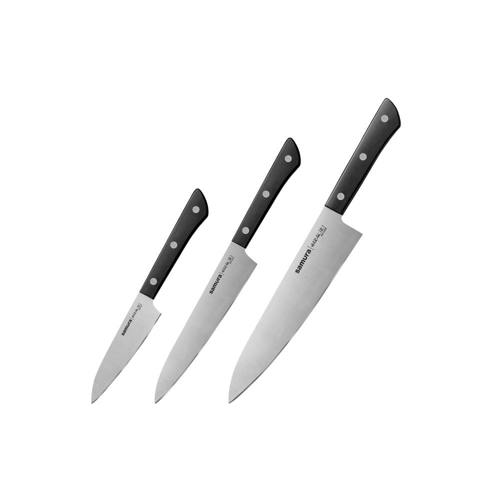 Set 3 cutite Samura Harakiri, otel japonez AUS-8