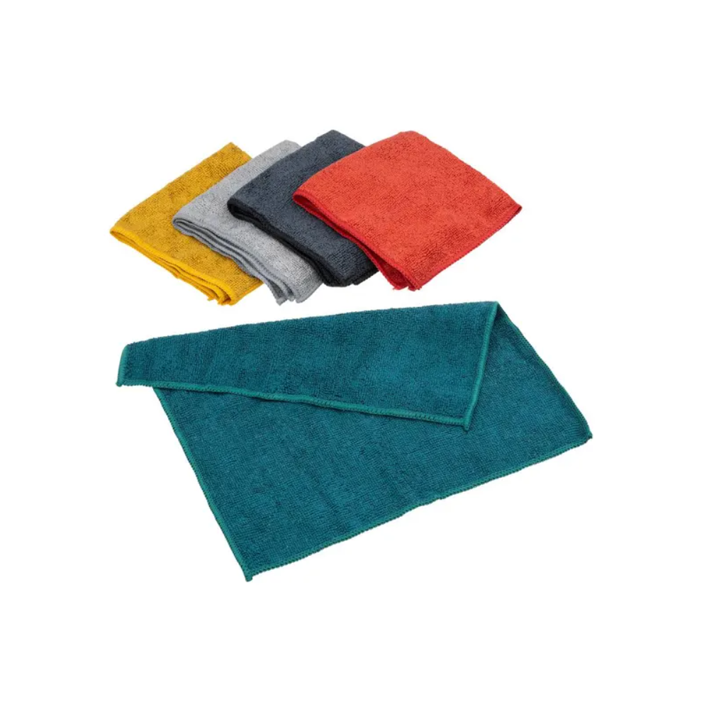Set 5 lavete microfibra, color, 30 x 30 cm