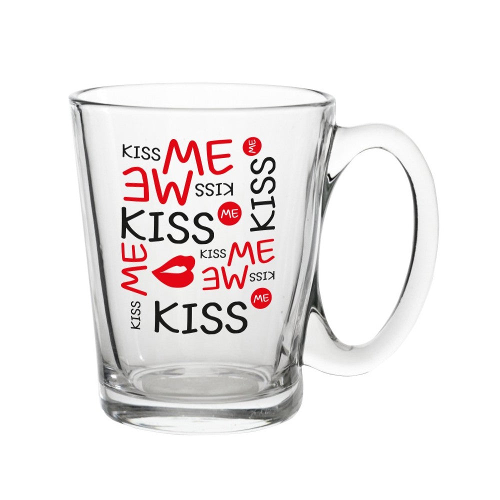 Set 6 cani kiss ME, sticla, 300 ml