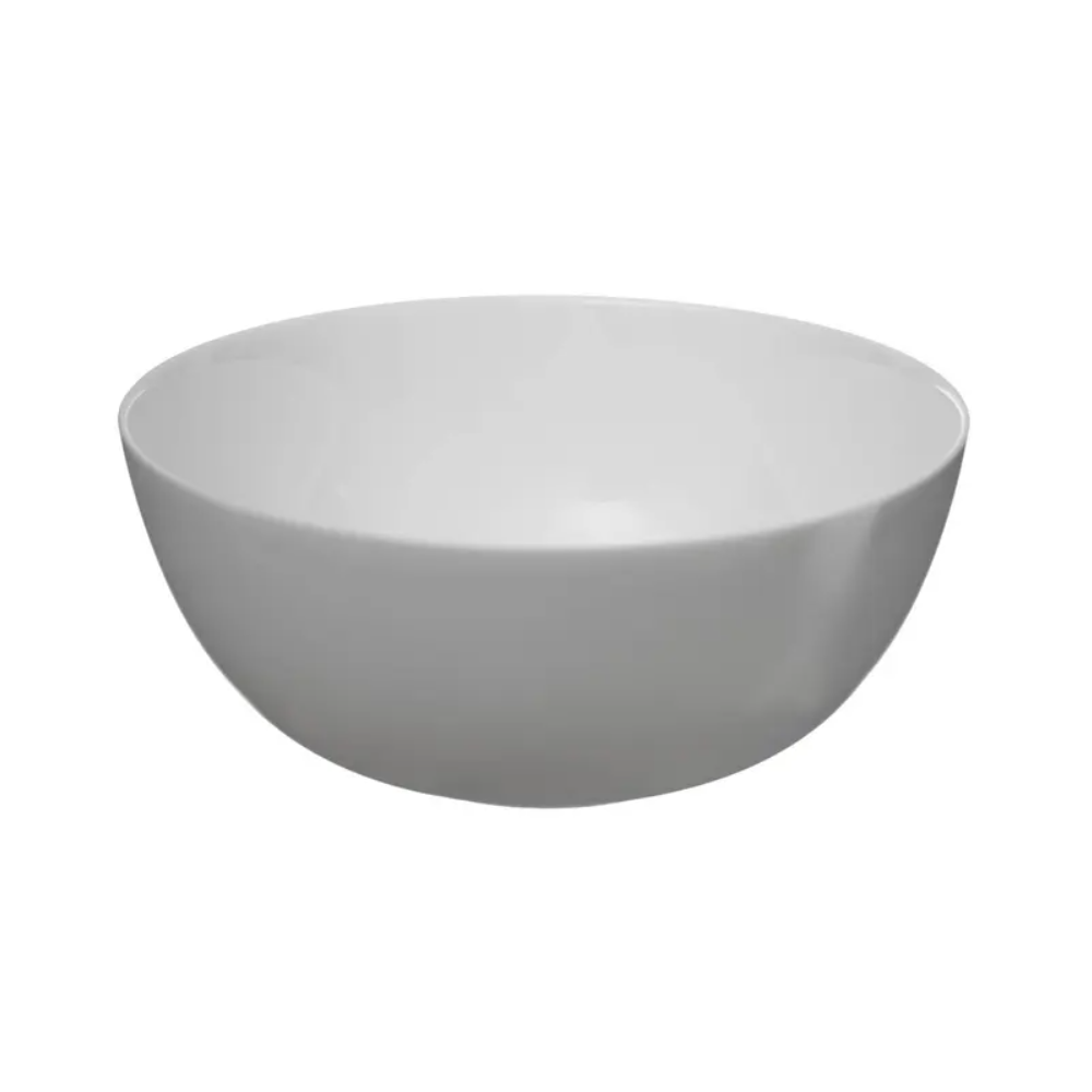 Bol salata Janne, portelan, alb, 21 cm