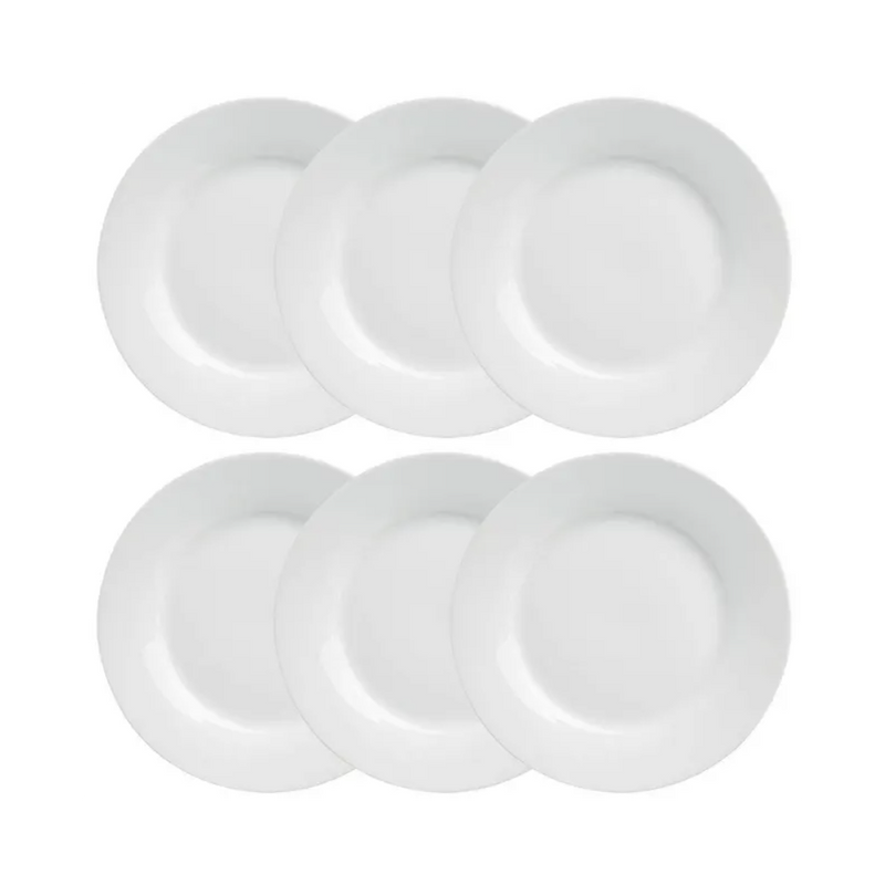Set 6 farfurii Alberta, portelan 20 cm