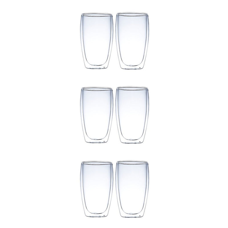 Set 6 pahare Vivo, sticla borosilicata, pereti dubli, 350 ml