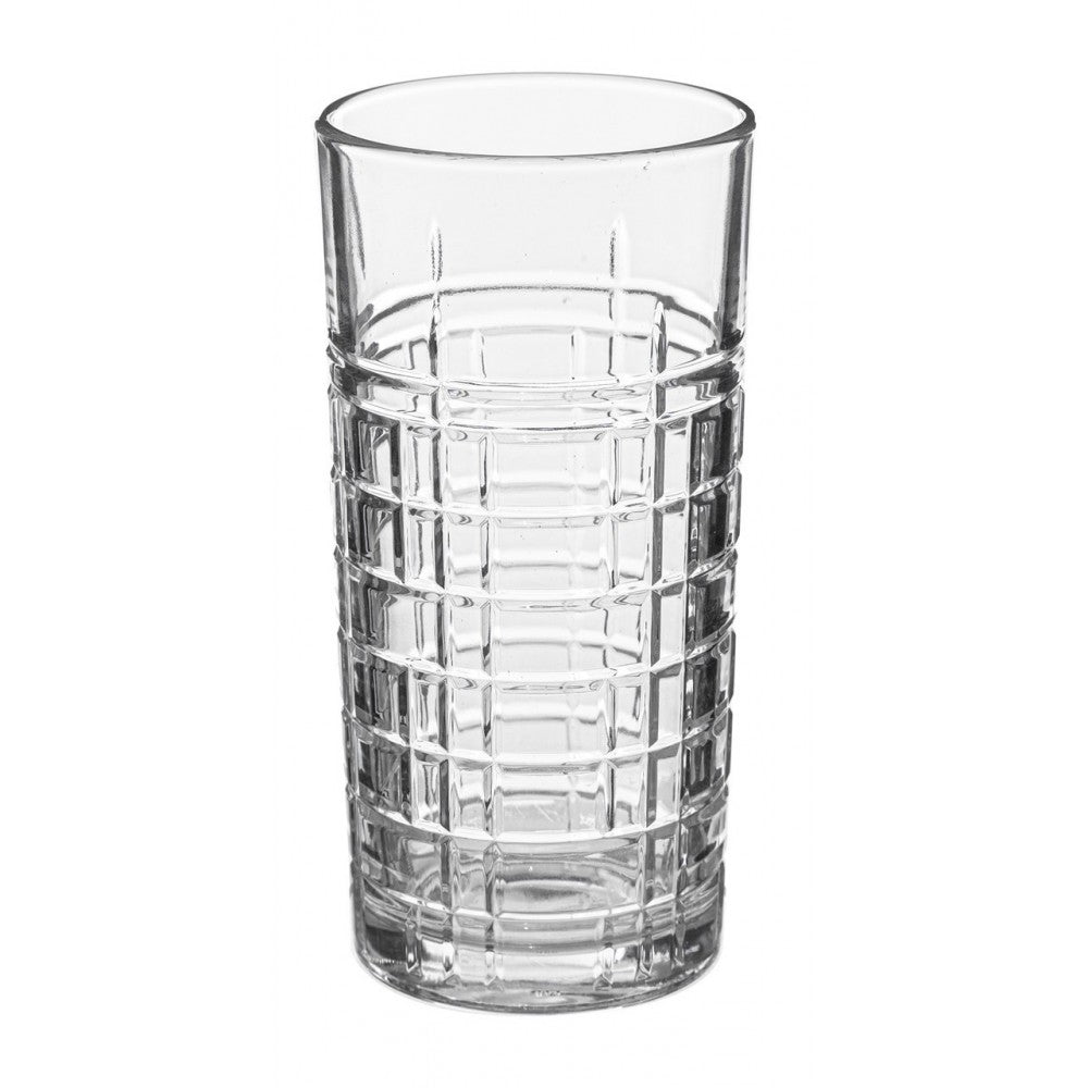 Set 4 pahare Edgar long, sticla premium, 7.1 x H 14.5 cm, 300 ml