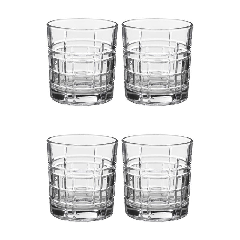 Set 4 pahare Edgar, sticla premium, 8.4 x H 9 cm, 240 ml