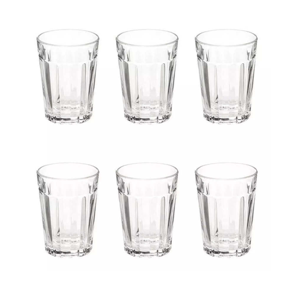 Set 6 pahare Lorenzo, sticla, 250 ml
