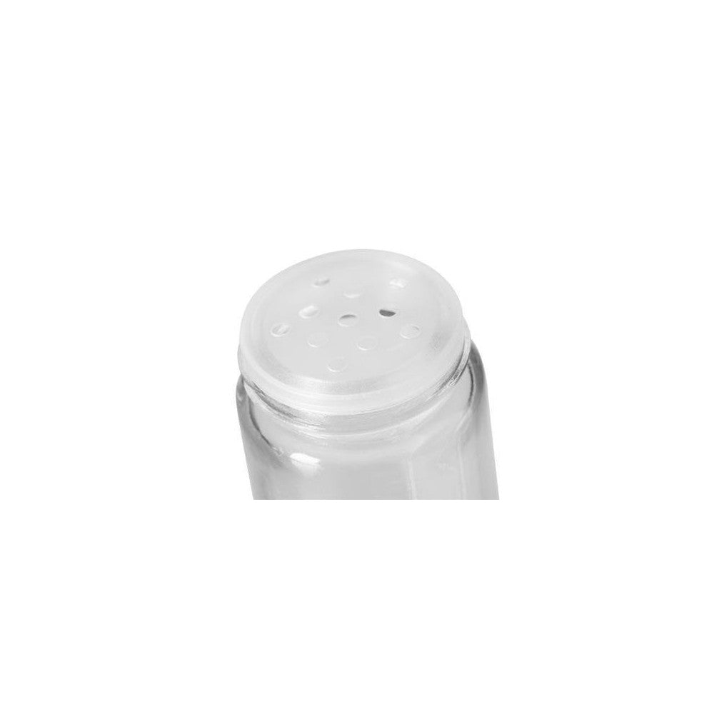 Set 6 recipiente condimente in suport bambus, 21.5x12x14.5 cm