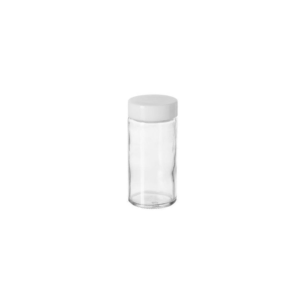 Set 6 recipiente condimente in suport bambus, 21.5x12x14.5 cm