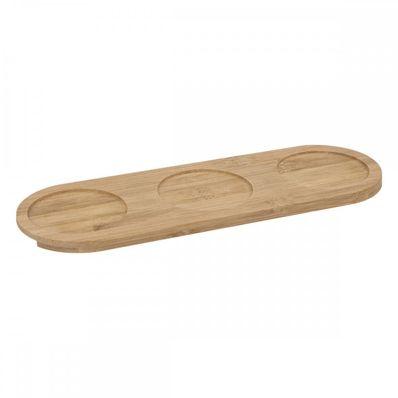 Set aperitiv Rivi, ceramica, bambus, 30 x 10 x H 6 cm