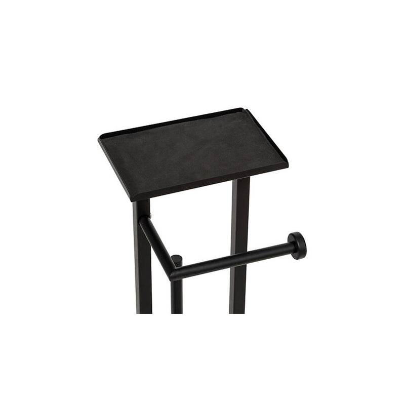 Set baie Holder, metal, negru, 28 x 18 x H 61.5 cm