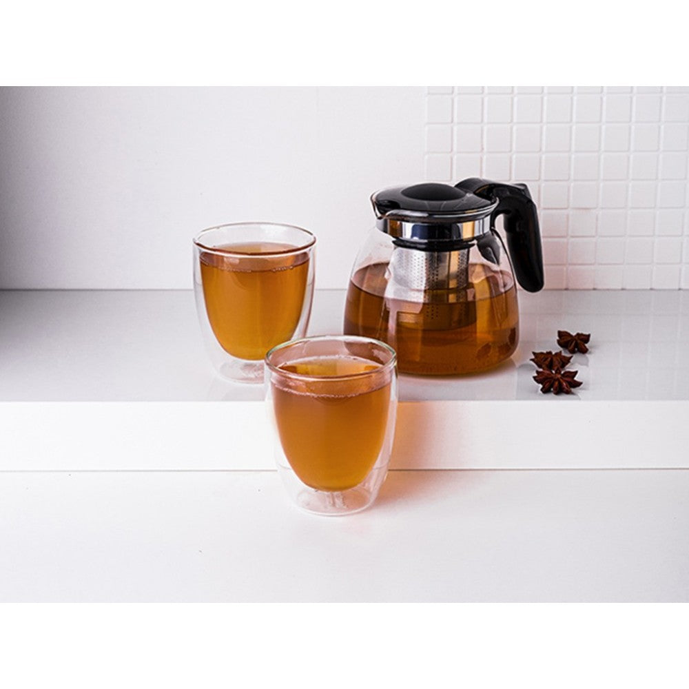 Set ceainic 900 ml si 2 pahare termo Andrea, 300 ml