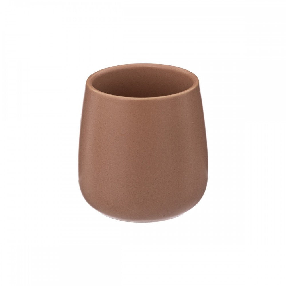 Set ceainic si 2 cani SG Alicante, ceramica, maro, 500 ml