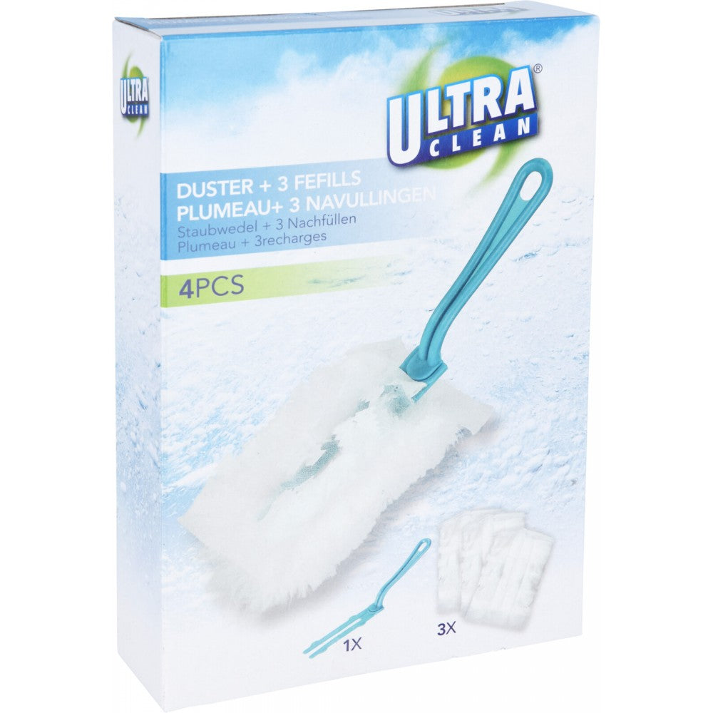 Desprafuitor Ultra clean, plus 3 rezerve microfibra alb