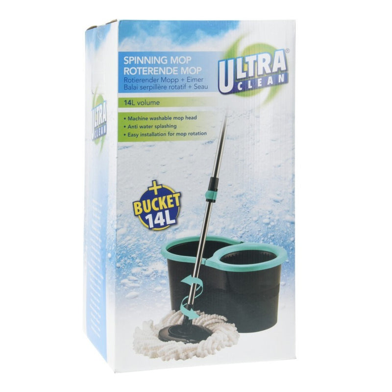 Set curatenie Rennes, galeata cu storcator si mop, 44 x 25 x H21 cm, 14 l