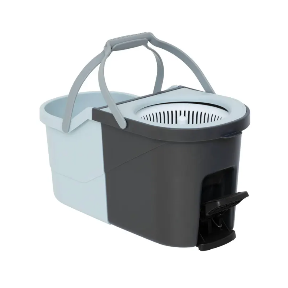 Set curatenie Stepy, galeta dubla, 7+8.2 litri, mop, plastic, 52 x 25 cm