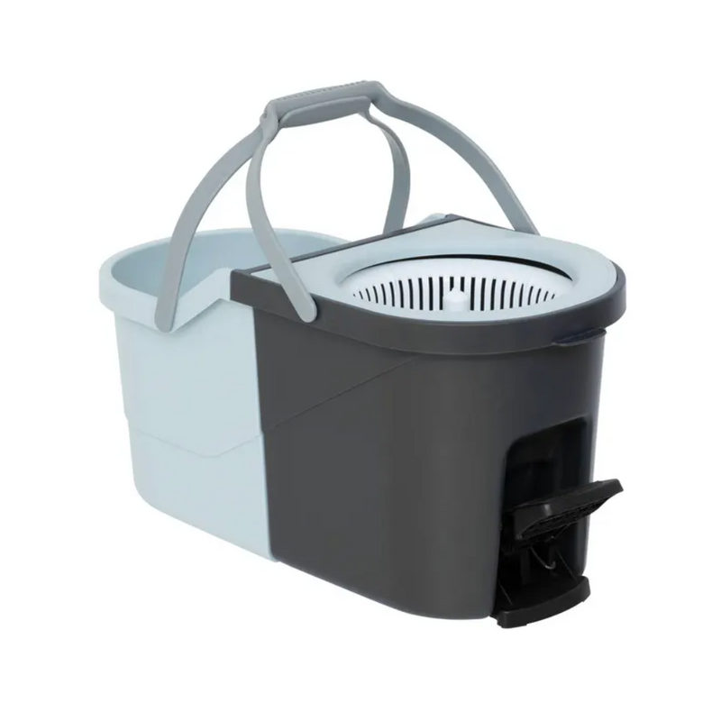 Set curatenie Stepy, galeta dubla, 7+8.2 litri, mop, plastic, 52 x 25 cm