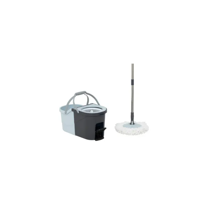 Set curatenie Stepy, galeta dubla, 7+8.2 litri, mop, plastic, 52 x 25 cm