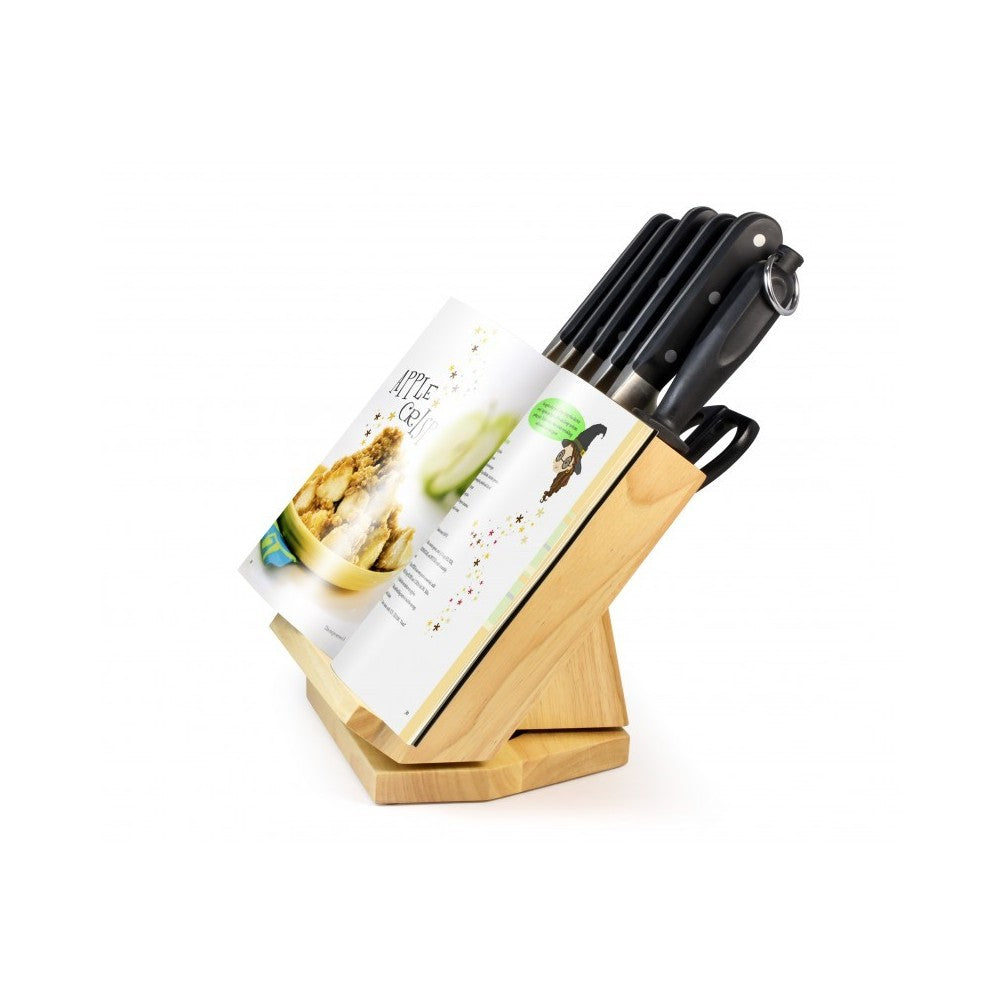 Set cutite Carl Schmidt Sohn Premium, 8 piese, suport lemn rotativ