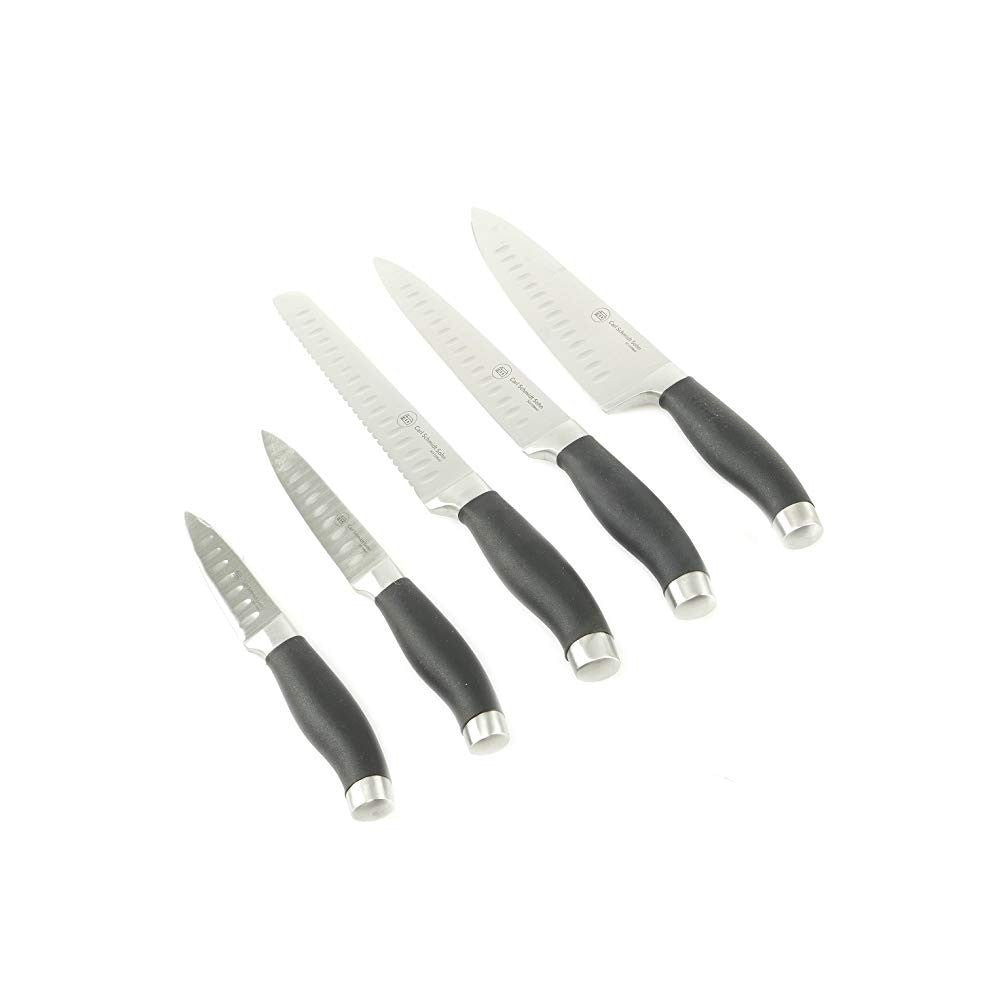Set cutite Shikoku Carl Schmidt Sohn, suport lemn, 5 cutite