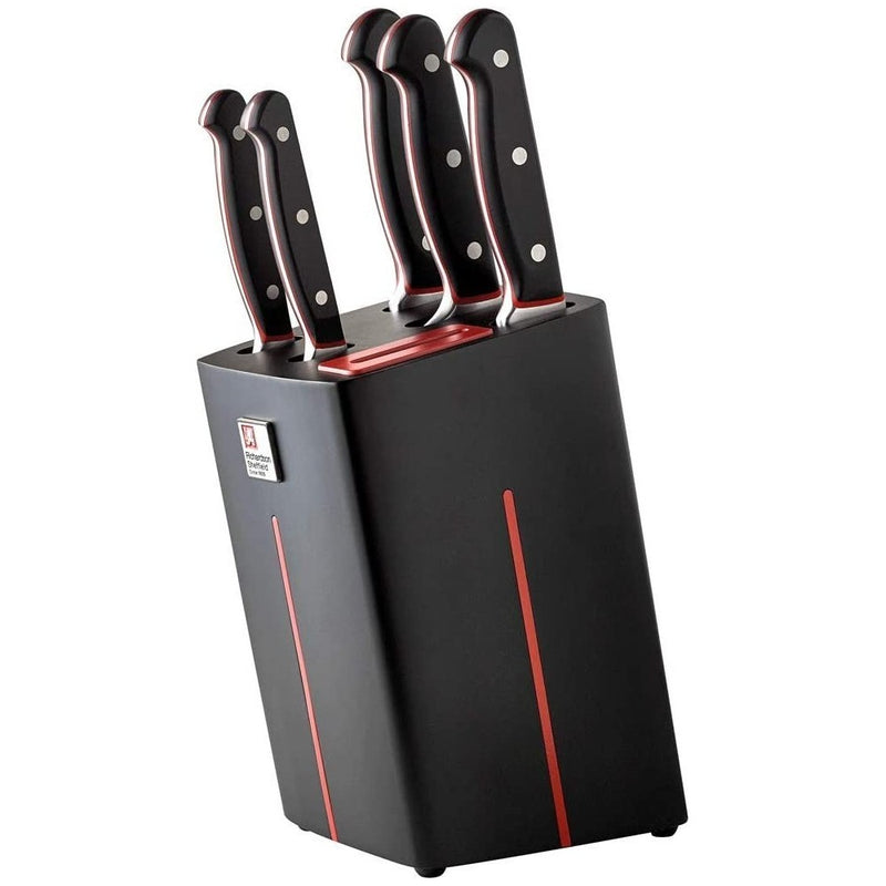 Set cutite Richardson Sheffield Velocity, suport, 5 cutite, ascutitor integrat