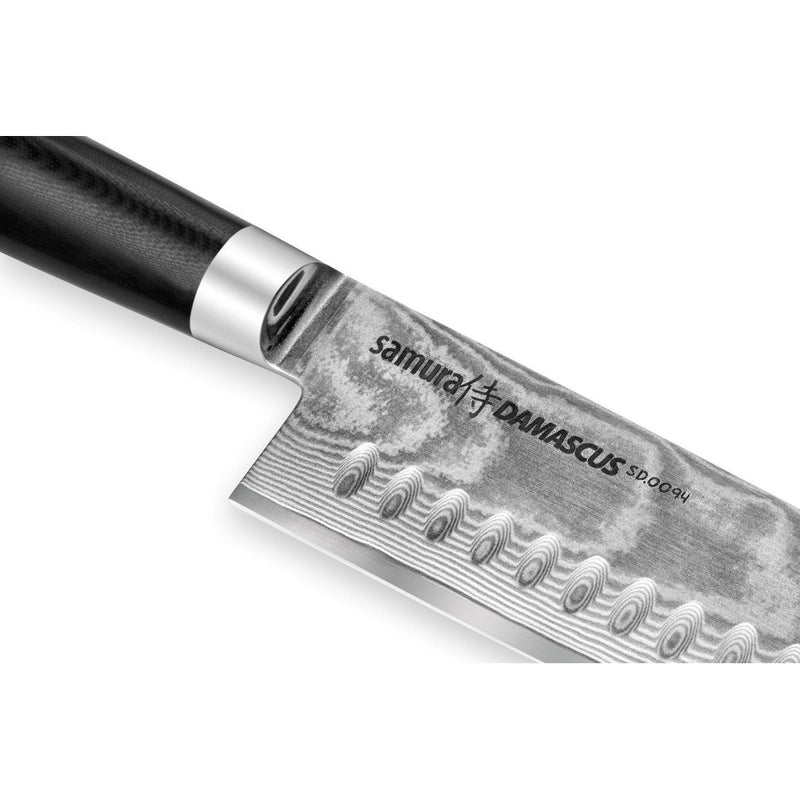 Cutit Samura Santoku Damascus Best, HRC 61, lama 18 cm