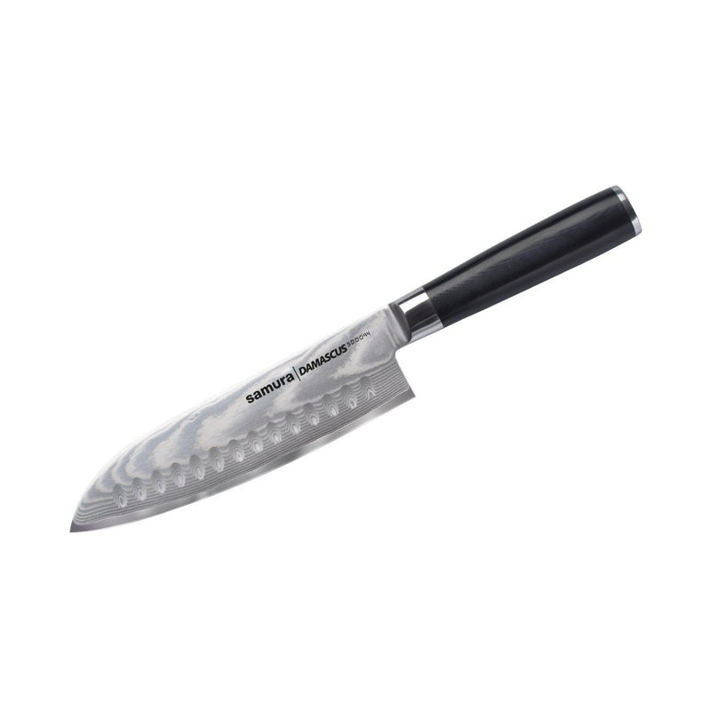Cutit Samura Santoku Damascus Best, HRC 61, lama 18 cm