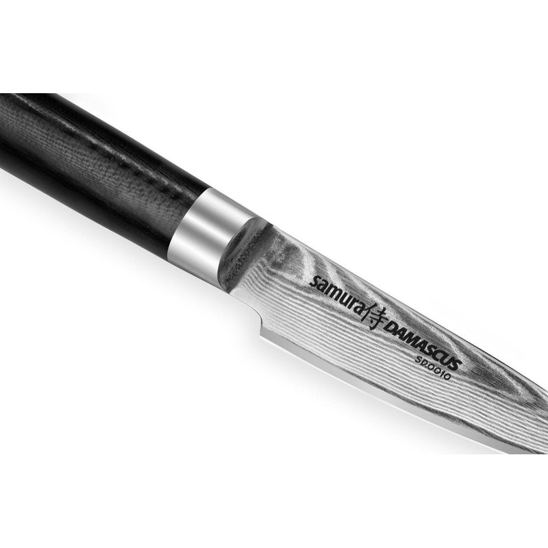 Cutit Samura pentru legume si decojit Damascus Best, HRC 61, lama 9 cm