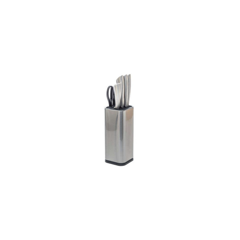 Set cutite Style, inox, 5 cutite, foarfeca universala, suport inox