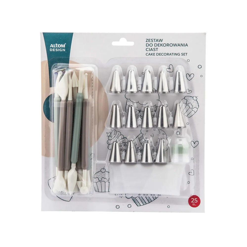 Set decorare tort Altom, 25 piese