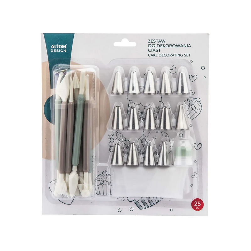 Set decorare tort Altom, 25 piese