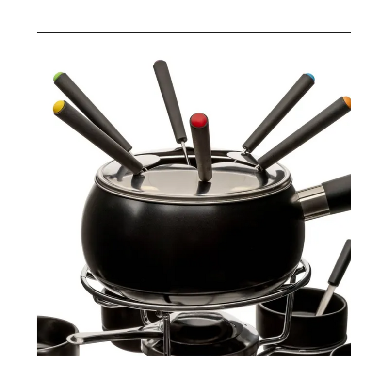 Set fondue Black Maxy, inox, pentru 6 persoane, 34 x W. 24 cm