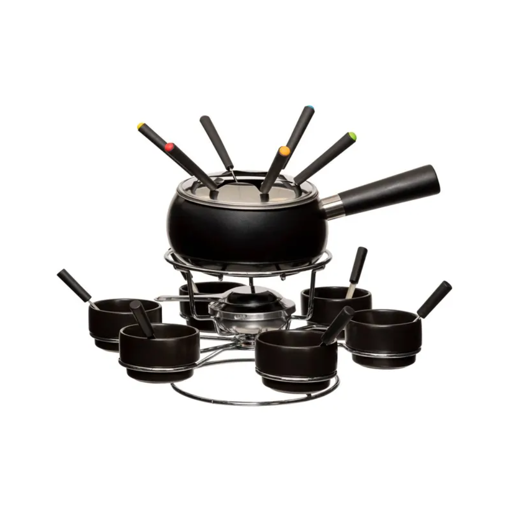 Set fondue Black Maxy, inox, pentru 6 persoane, 34 x W. 24 cm